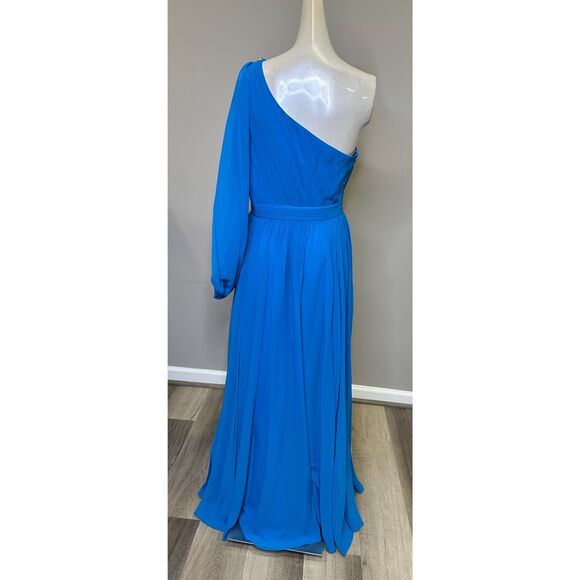 NWT Sachin & Babi Makayla One-Shoulder Gown Size 10 $995 - Picture 9 of 12